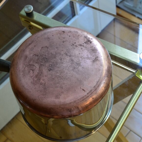 REVERE WARE 2 Qt Copper Bottom Pot With Lid - Picture 7 of 10